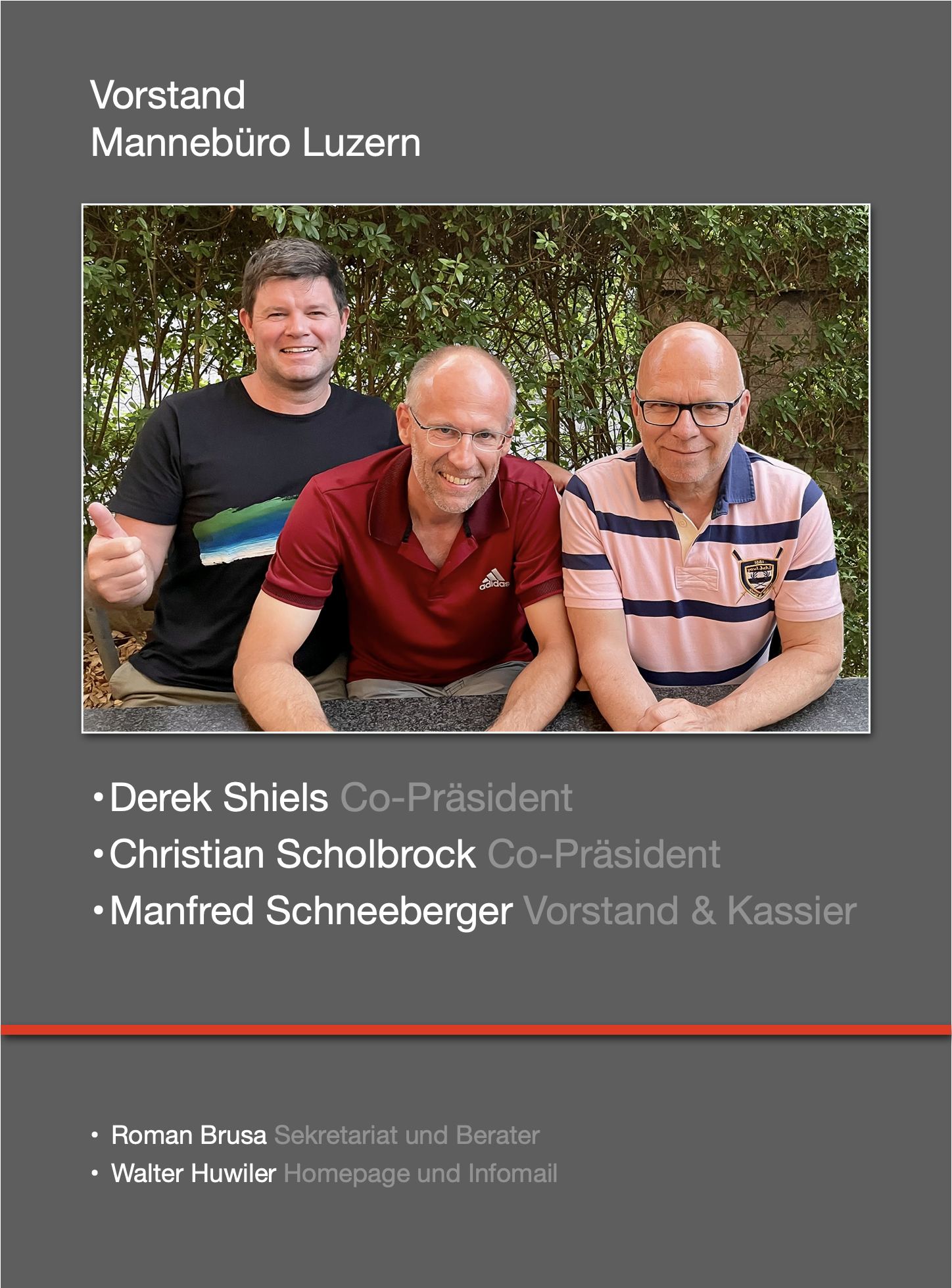 Vorstand Manneb&uuml;ro Luzern
