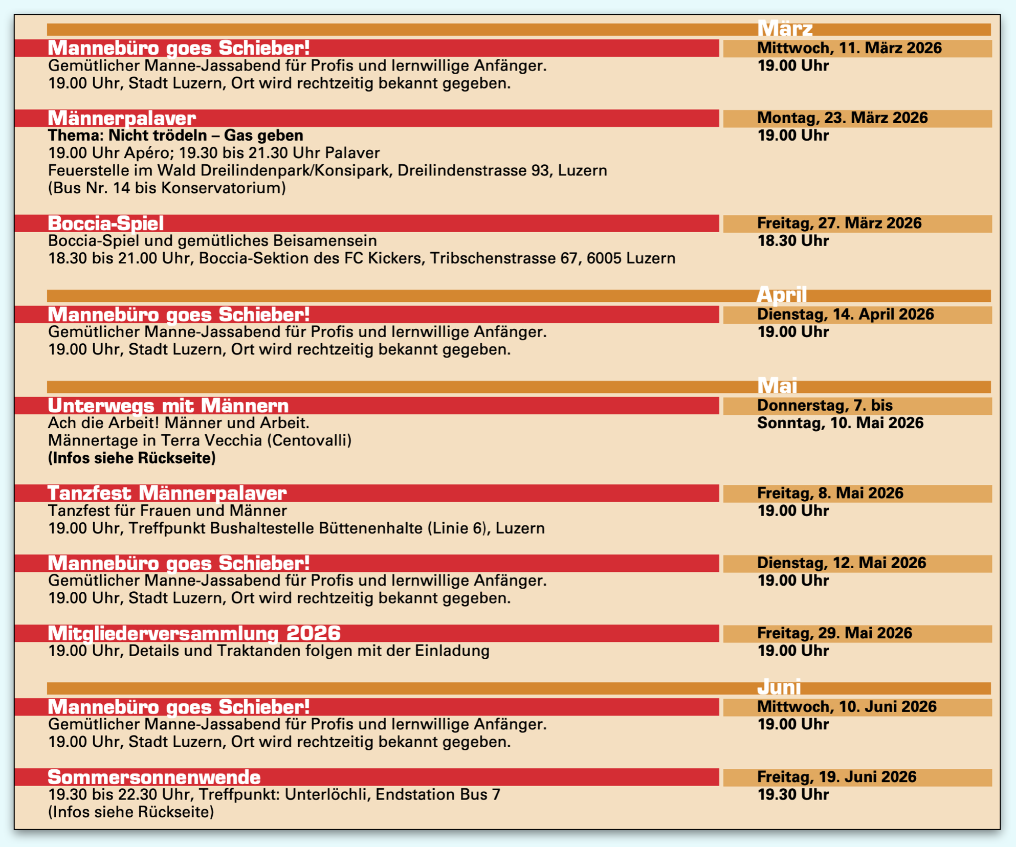 MBL - Programm FJ 2026