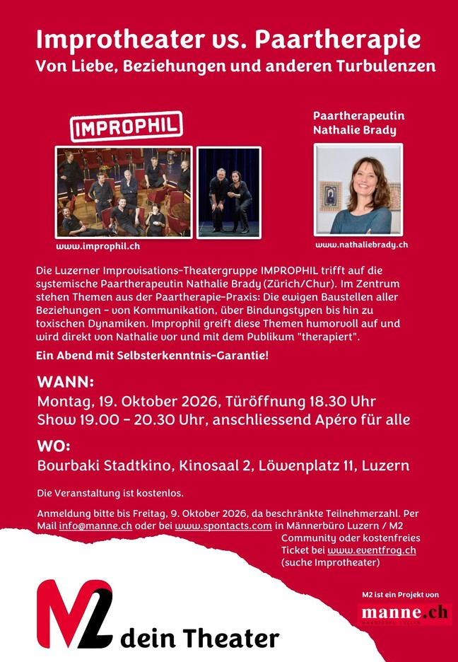 Flyer M2 dein Theater 19.10.2026